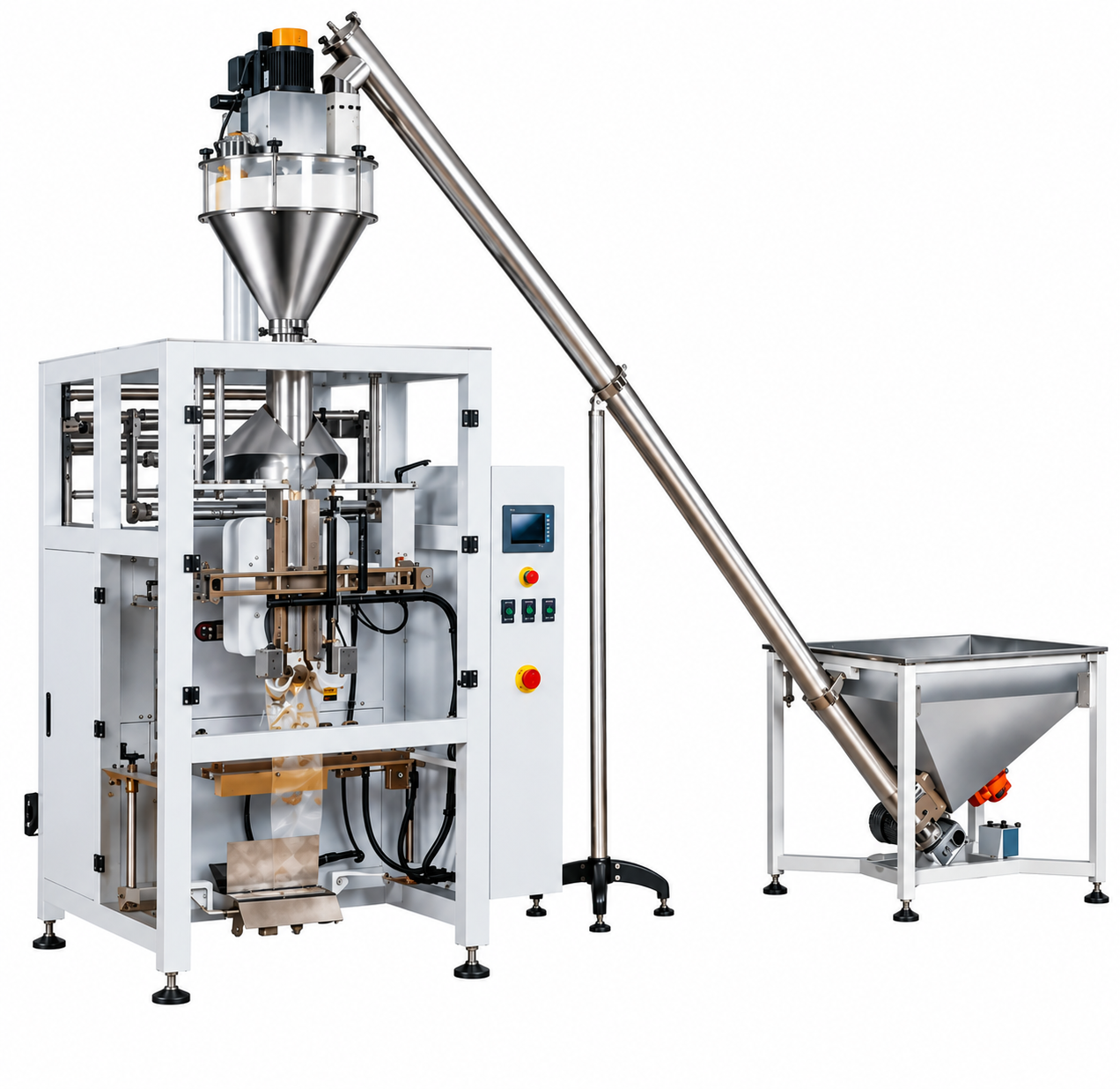Auger-Fill VFFS Machine for Powders