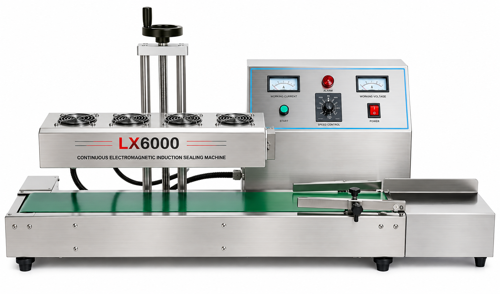 Continuous Induction Cap Sealing Machine